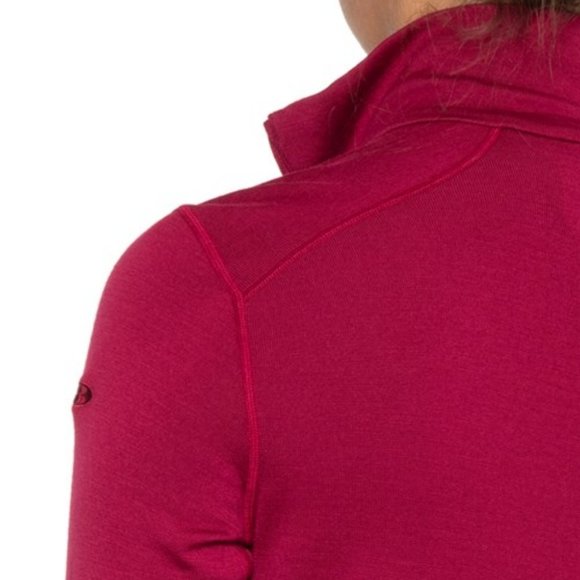 NEW Icebreaker 250 Vertex Base Layer Top 100% Merino Zip Neck Sweater Top 495S0 - Picture 4 of 6